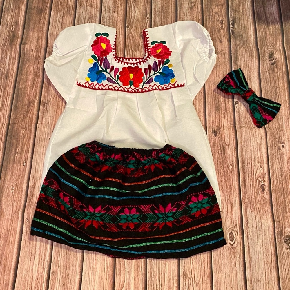 Handmade Girl’s Mexican Outfit